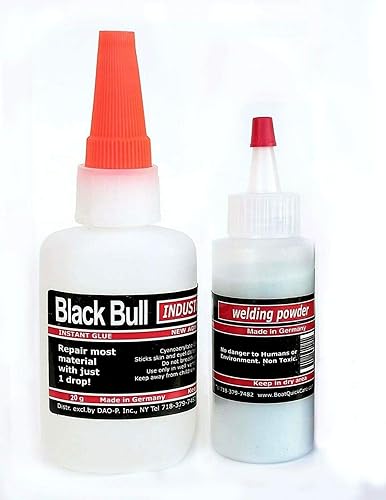 Kit de pegamento alemán multiusos 2F (pegamento de 0.71 oz+polvo de soldadura). El mejor pegamento de llenado de pegamento para reparación Pegamento