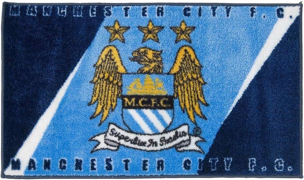 Premiership Soccer Manchester City Crest Rug