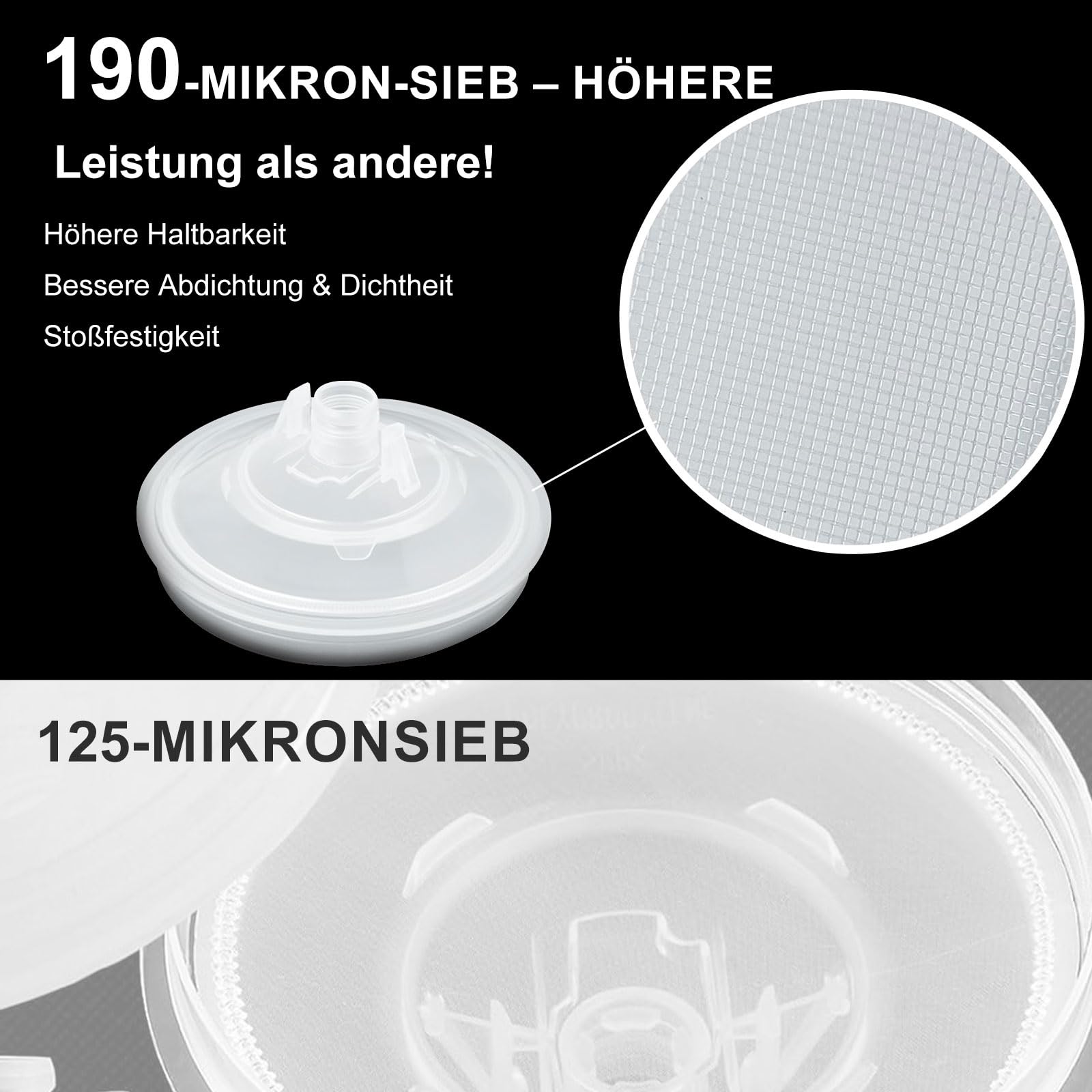 Einweg Farbspritzpistolenbecher 20 Unzen (600 ml) Set 50 Becher Deckel HVLP LVLP Farbsystem