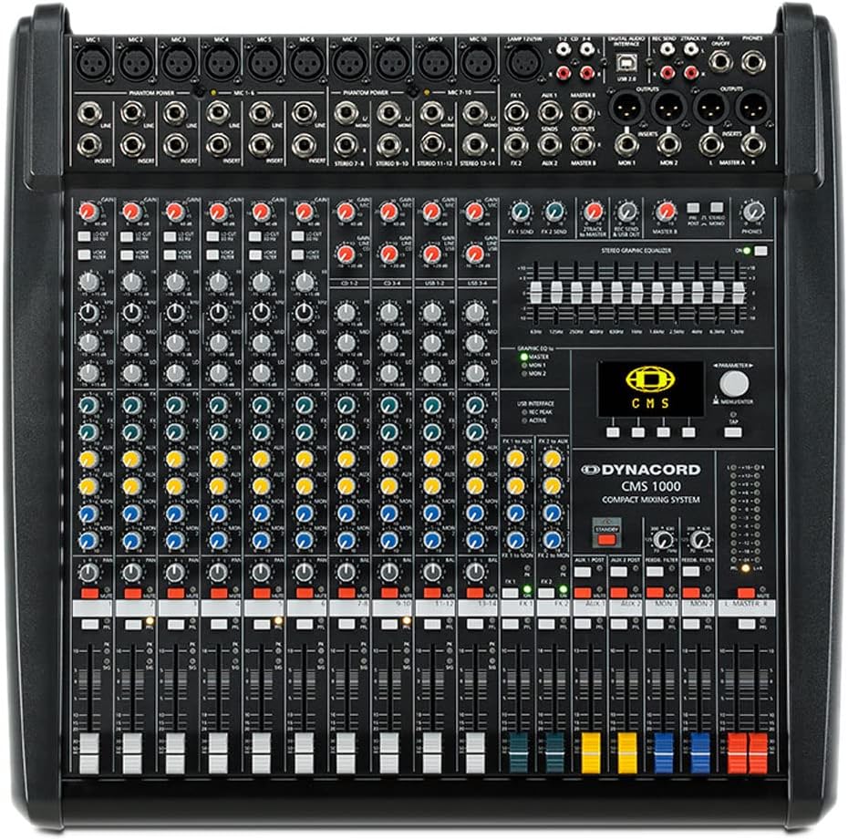 Dynacord CMS600-3 Mixer Mixing Desk PA System Studio Band