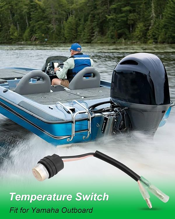 Temperature Switch 688-82560-10-00, Fit for Yamaha Outboard 115HP 130HP 150HP 175HP 200HP 225HP 60HP 70HP 85HP 90HP by JUQAFY - Used condition - Image 2