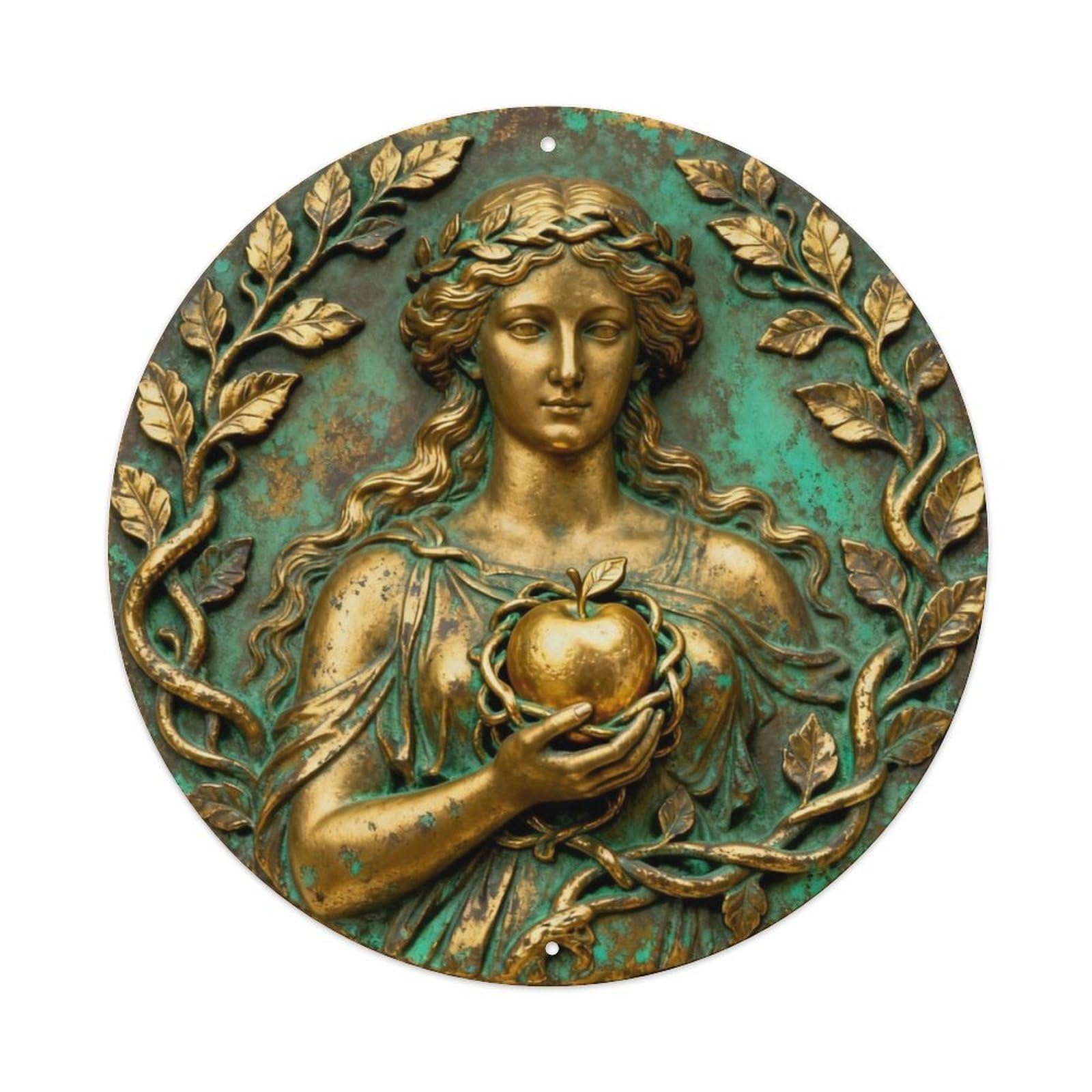 Idunn Golden Apple Youth Norse Metal Tin Sign Plaque