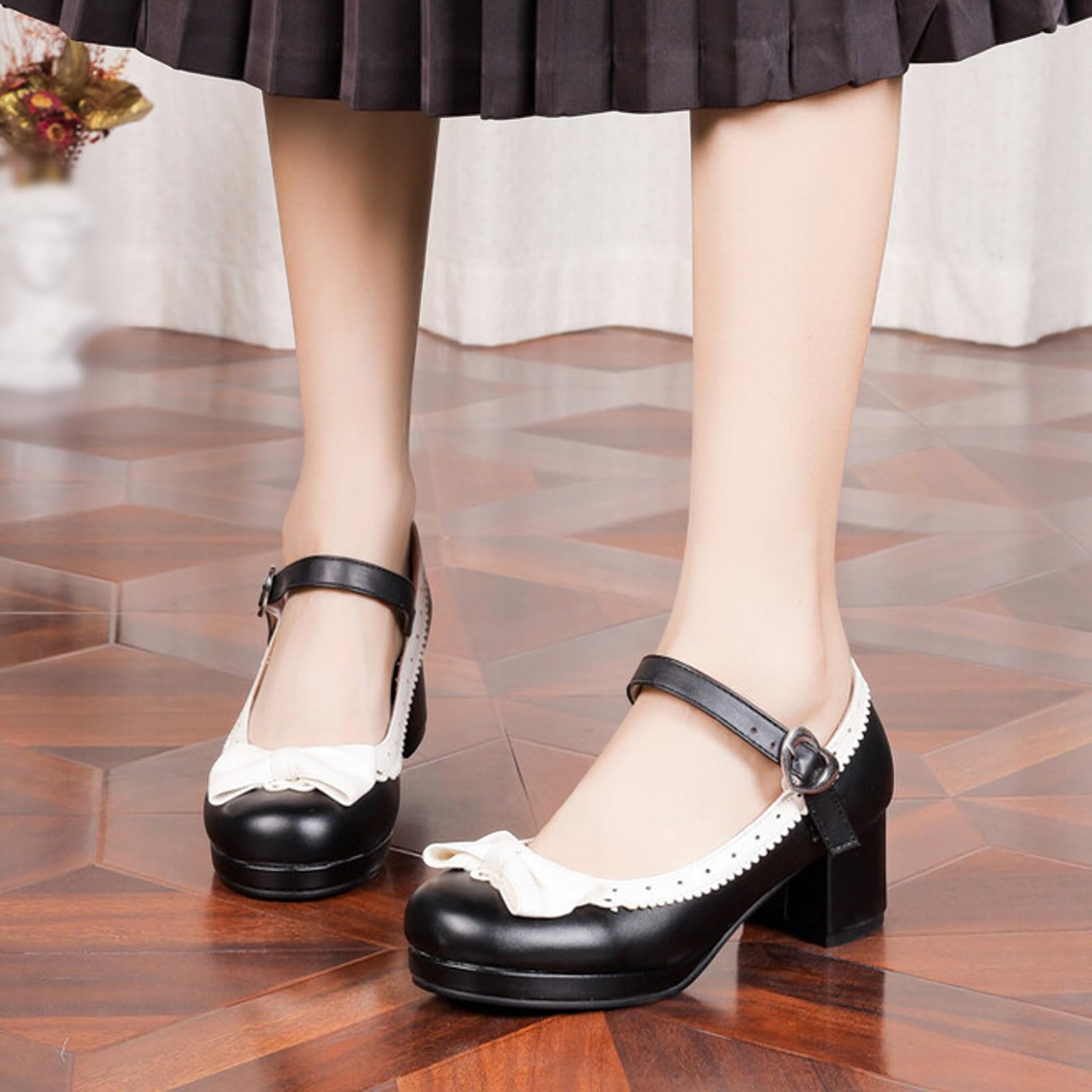 Générique Chaussures De Danse Femme Chaussure Heels Dance Shoes Caractère T-Strap Latine Salsa Bachata Avec Talon 6cm Semelle En Daim High Pointe Classique Course a Pied Demi