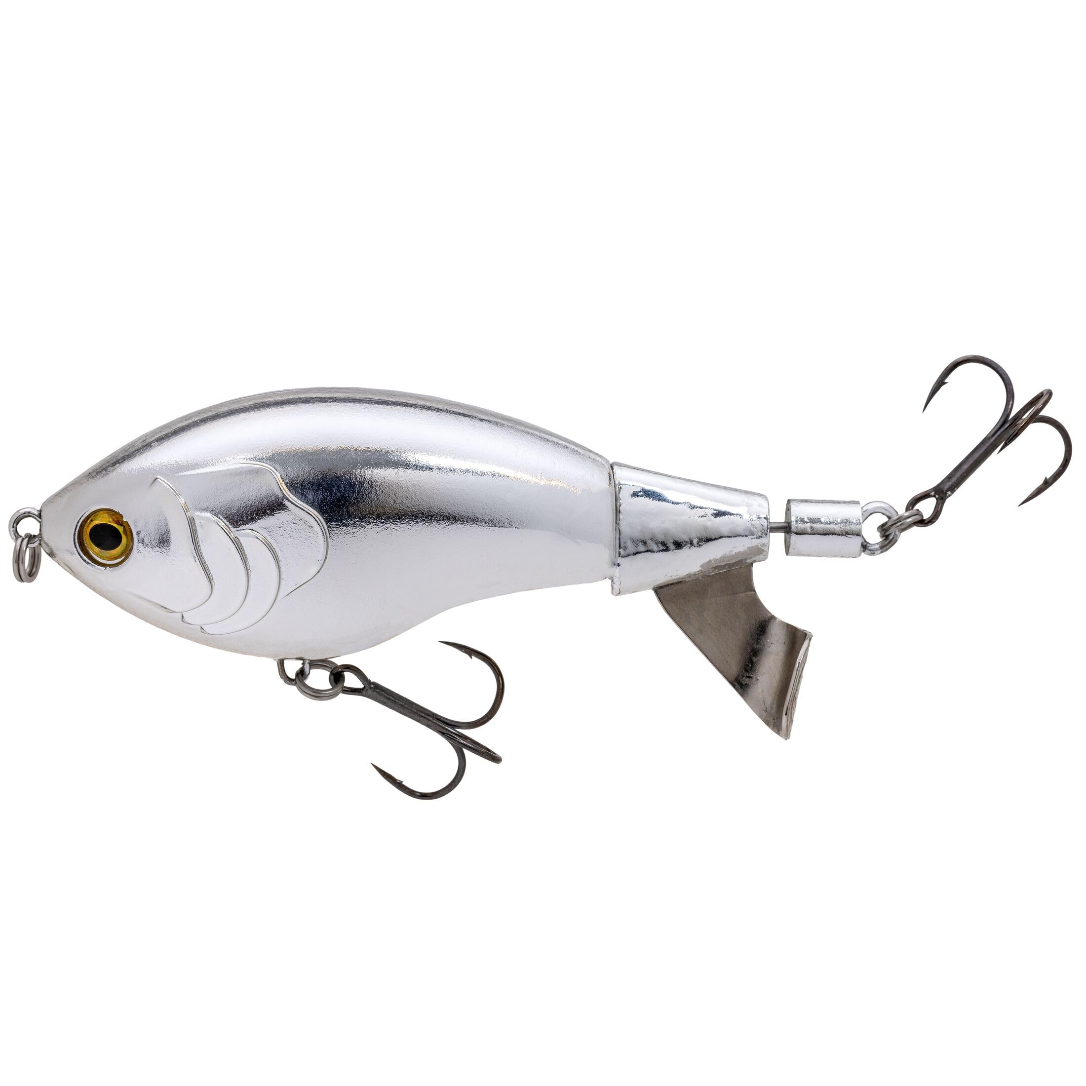 Strike King Clickin' Chickin Angelköder, Topwater Plopper, Carolina Chrom, 7,6 cm, 1,9 g, HCCKN3-475
