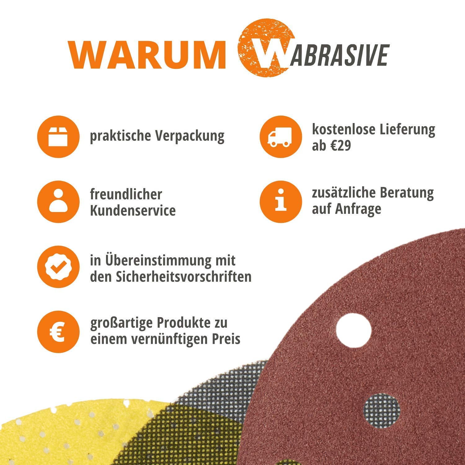 Disque Abrasif Wabrasive 225 Mm Plaque Support Auto-Aggripant Pour Ponceuse Plafond Et Mur