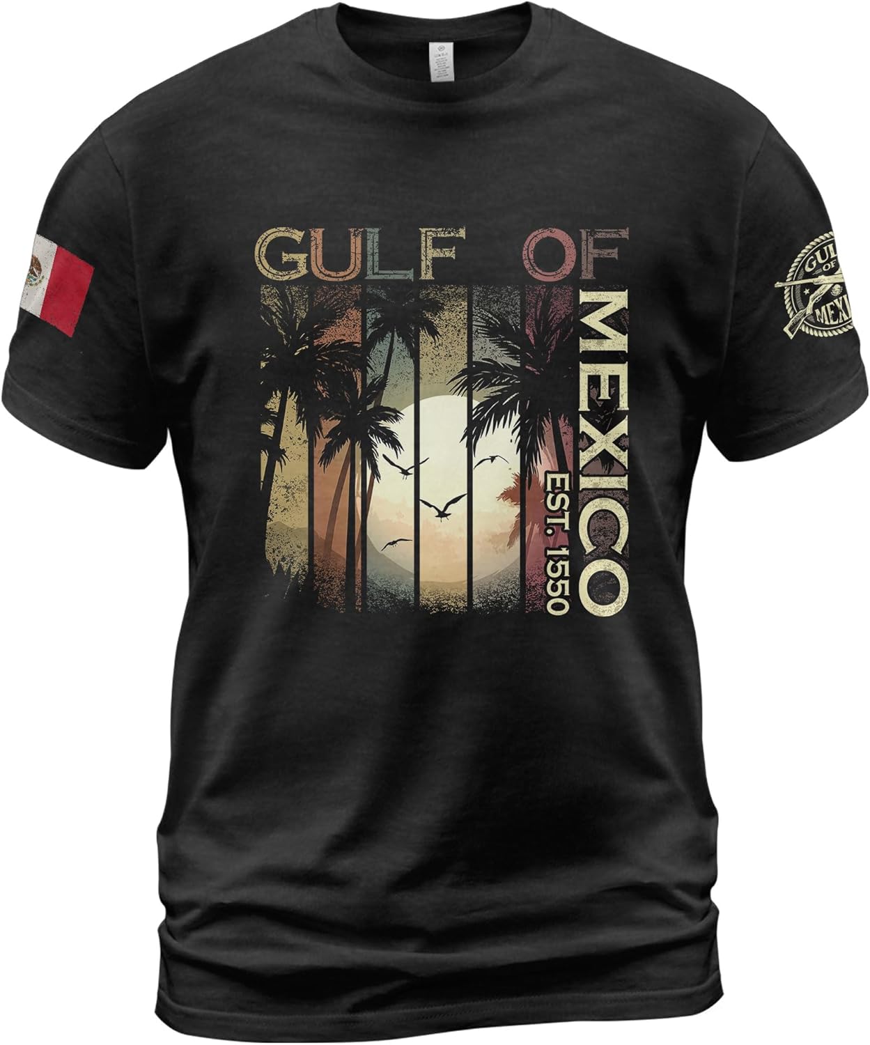 Mexico Shirts, Vintage Gulf of Mexico T Shirt, Patriotic Shirts, Political Tshirts