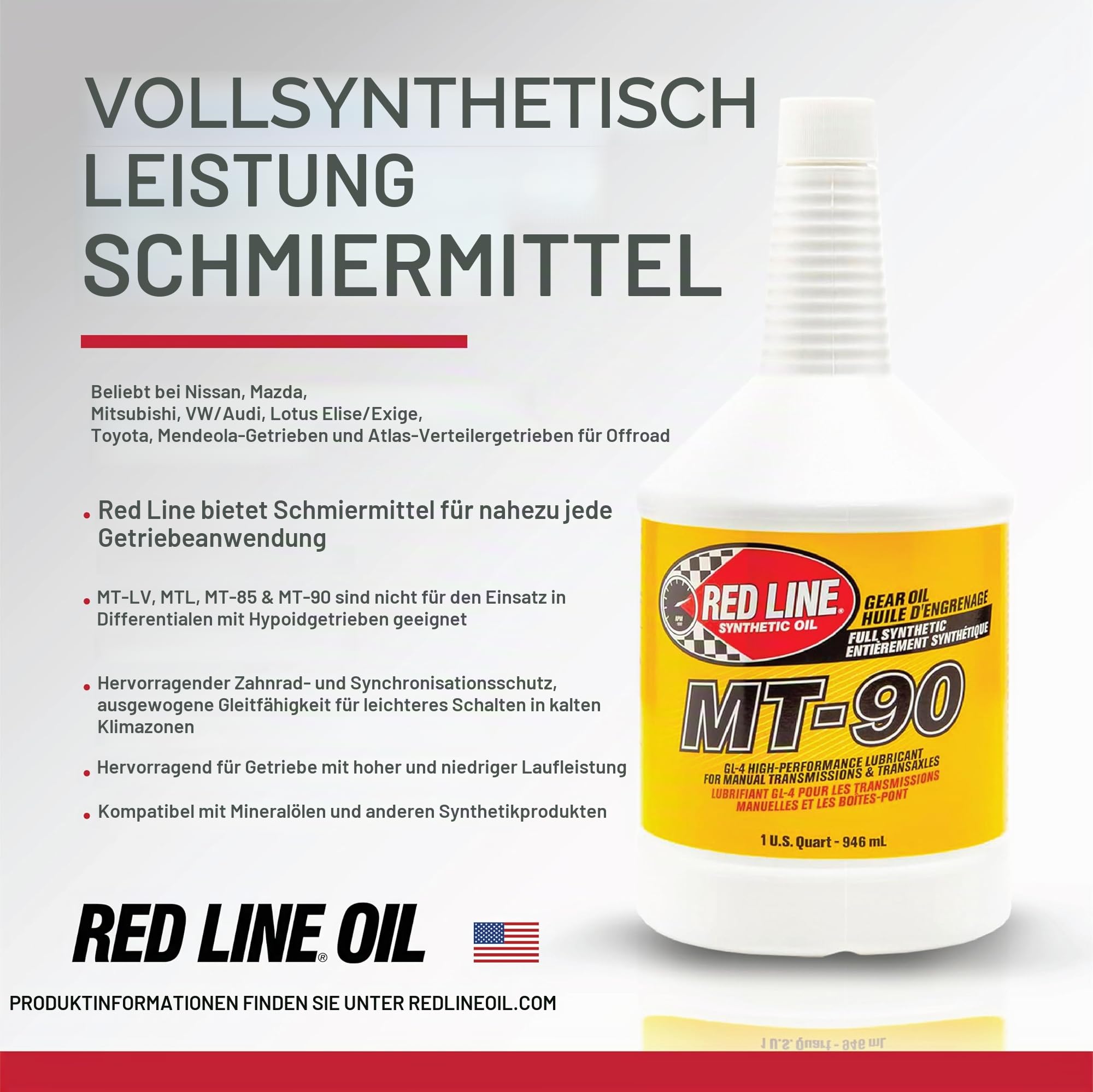 Red Line Synthetic Oil 50305 Getriebeöl 4L