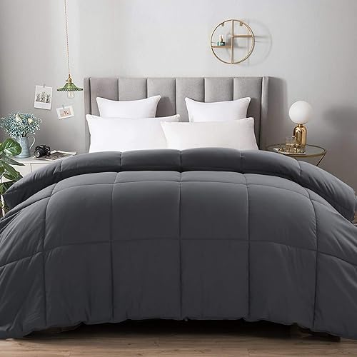 Miniatura 1 de ABAKAN Edredón de plumón alternativo de lujo tamaño Queen 100 algodón ropa de cama suave edredón de verano ligero relleno de edredón de hotel con