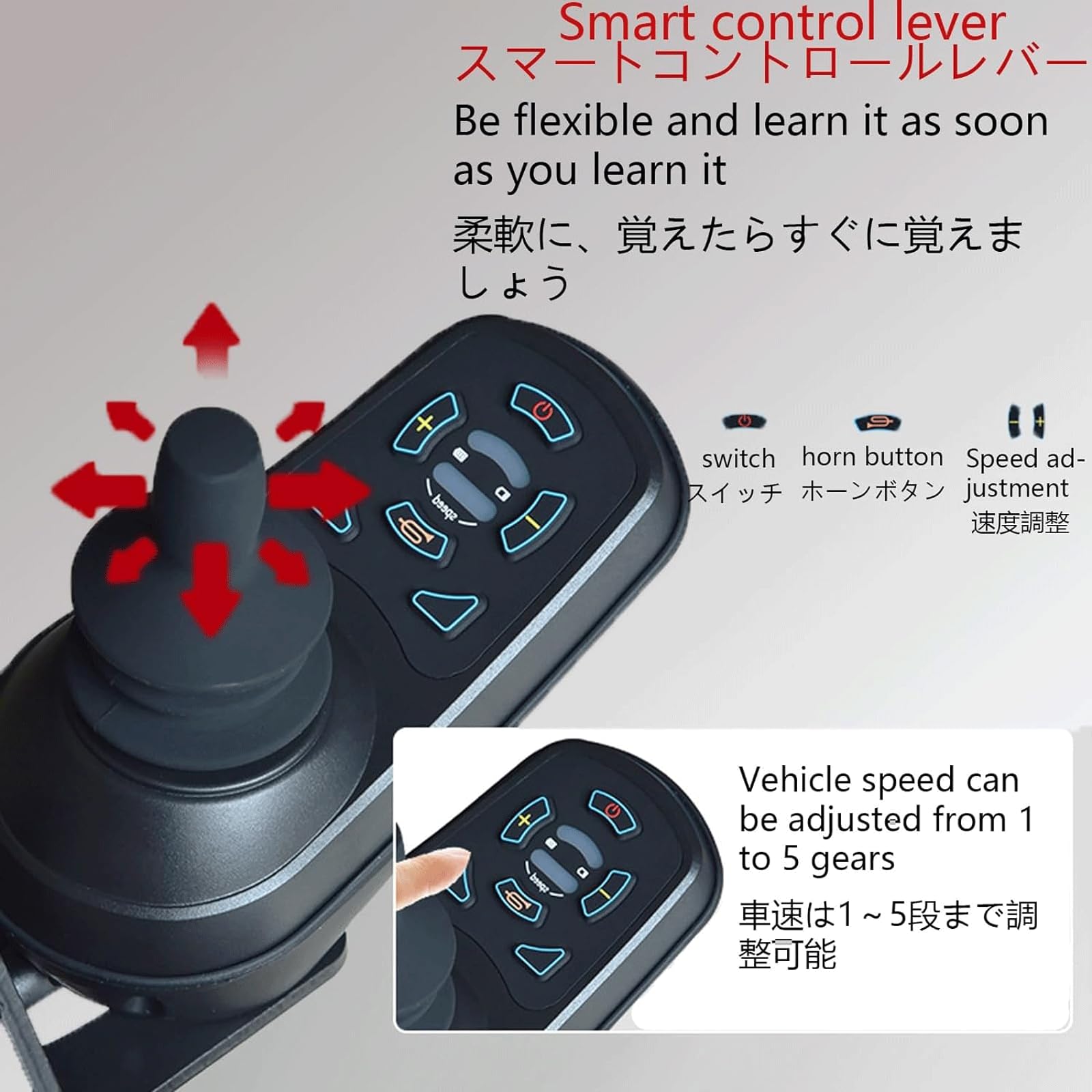 KRILLIQ Silla de Ruedas eléctrica con Motor sin escobillas, sillas de Ruedas eléctricas Inteligentes, ayudas para discapacitados, Scooters