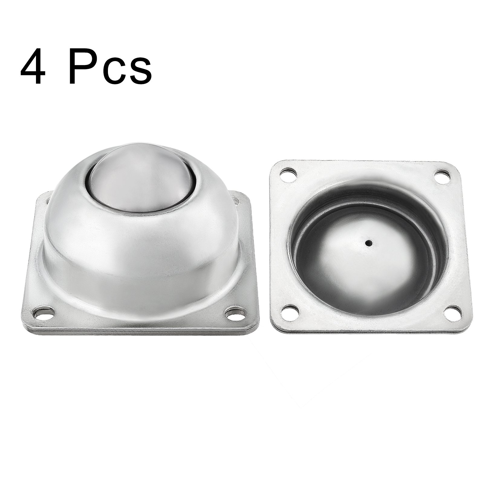 Aexit CY-38A 1-1/2 Inch Carbon Steel Square Flange Roller Ball Transfer Bearing 4PCS (7bc8a2fc64624223b275e484f5f90313)