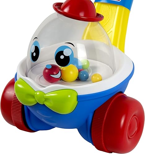 Winfun Push Along Humpty Dumpty Toy – Walking Encouragement Toy for Toddlers with Popping Balls, Handle & Wheels – Gross Motor Skill Development for Kids 12M+ – Indoor/Outdoor Play