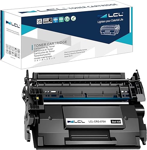 Miniatura 7 de LCL Cartucho de tóner de repuesto compatible para Canon 121 CRG-121 CRG121 3252C001 5000 páginas D1650 D1620 (paquete de 2 unidades), color negro