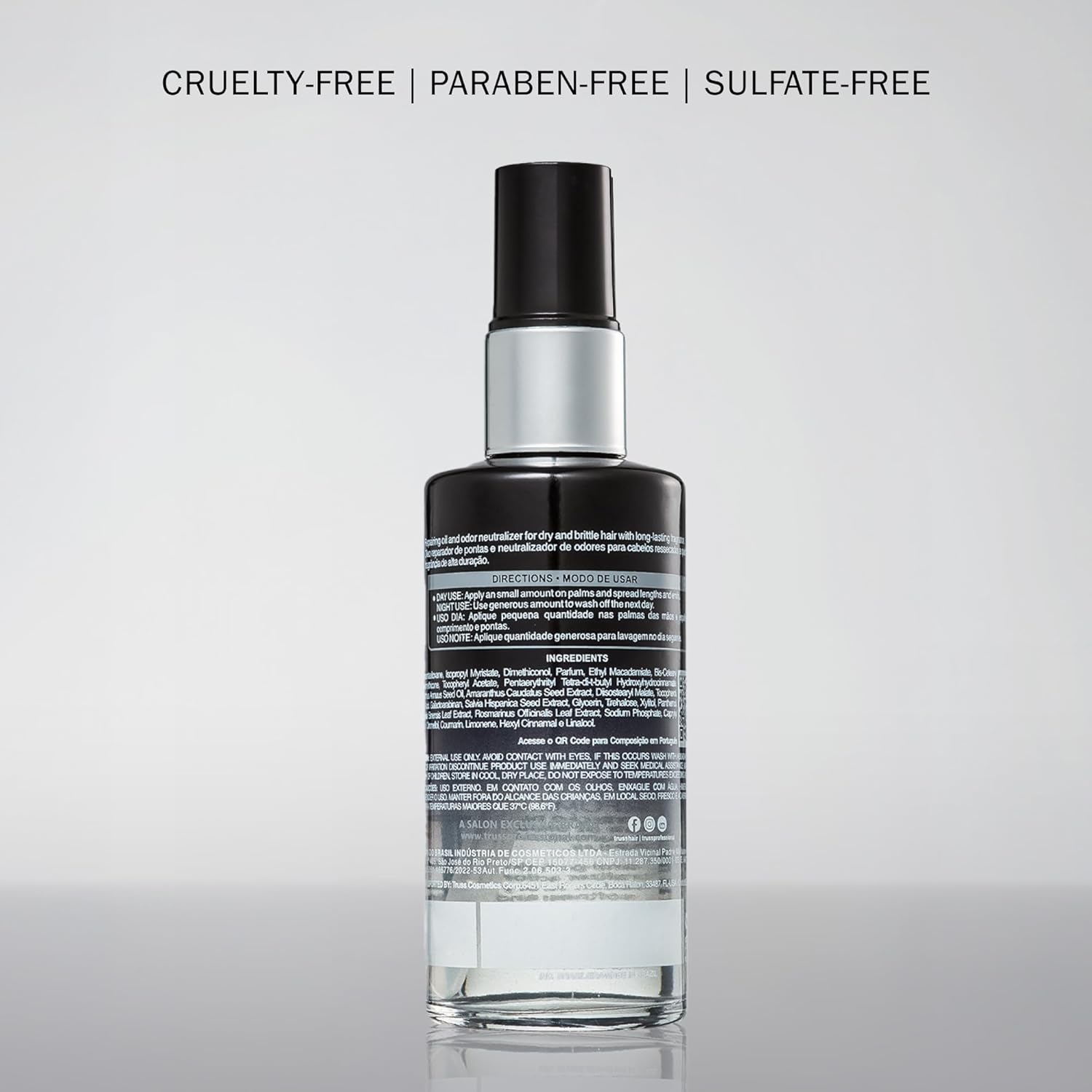 TRUSS Illuminatte Hair Oil - For Damaged, Frizzy or Brittle Hair - Nourishing Scented Oil & Heat Protectant - Formulated to Soften, Strengthen & Repair - Add Shine & Control (2.02 Fl Oz)