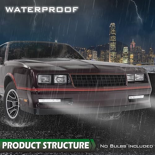 Miniatura 67 de GRAND ORANGE Lámparas de estacionamiento de luz de señal compatibles con Chevy Monte Carlo SS 1983-1988/Compatible con Chevy Monte Carlo 81-86