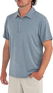 Men's Flex Polo - Premium Weight Bamboo Viscose Stretch Fabric Polo Shirt with Sun Protection UPF 50+