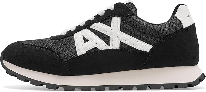 Armani Exchange Men's Side Geometric Logo MotifsSneaker
