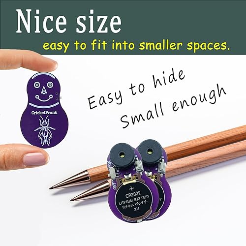 Miniatura 2 de Cricket Noise Maker Prank (3 PCS), Beeping Several Months, Hidden Prank Noise Maker for Adults