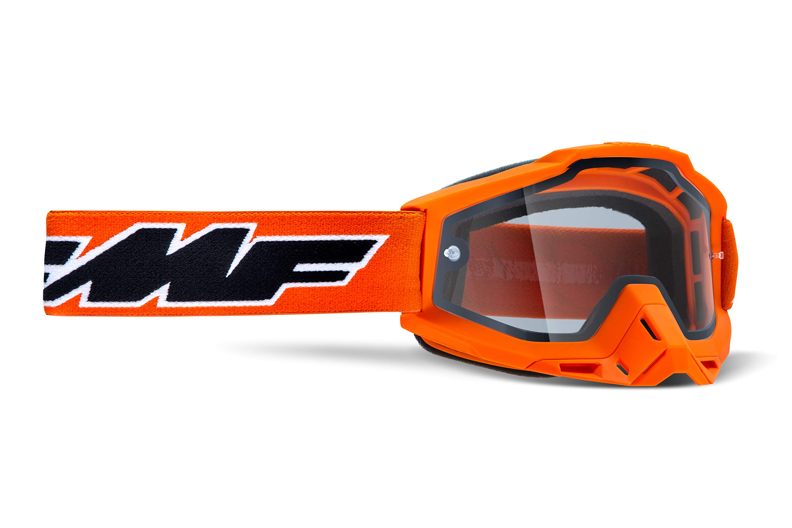 FMFPOWERBOMB Enduro Goggle Rocket Orange - Clear Lens