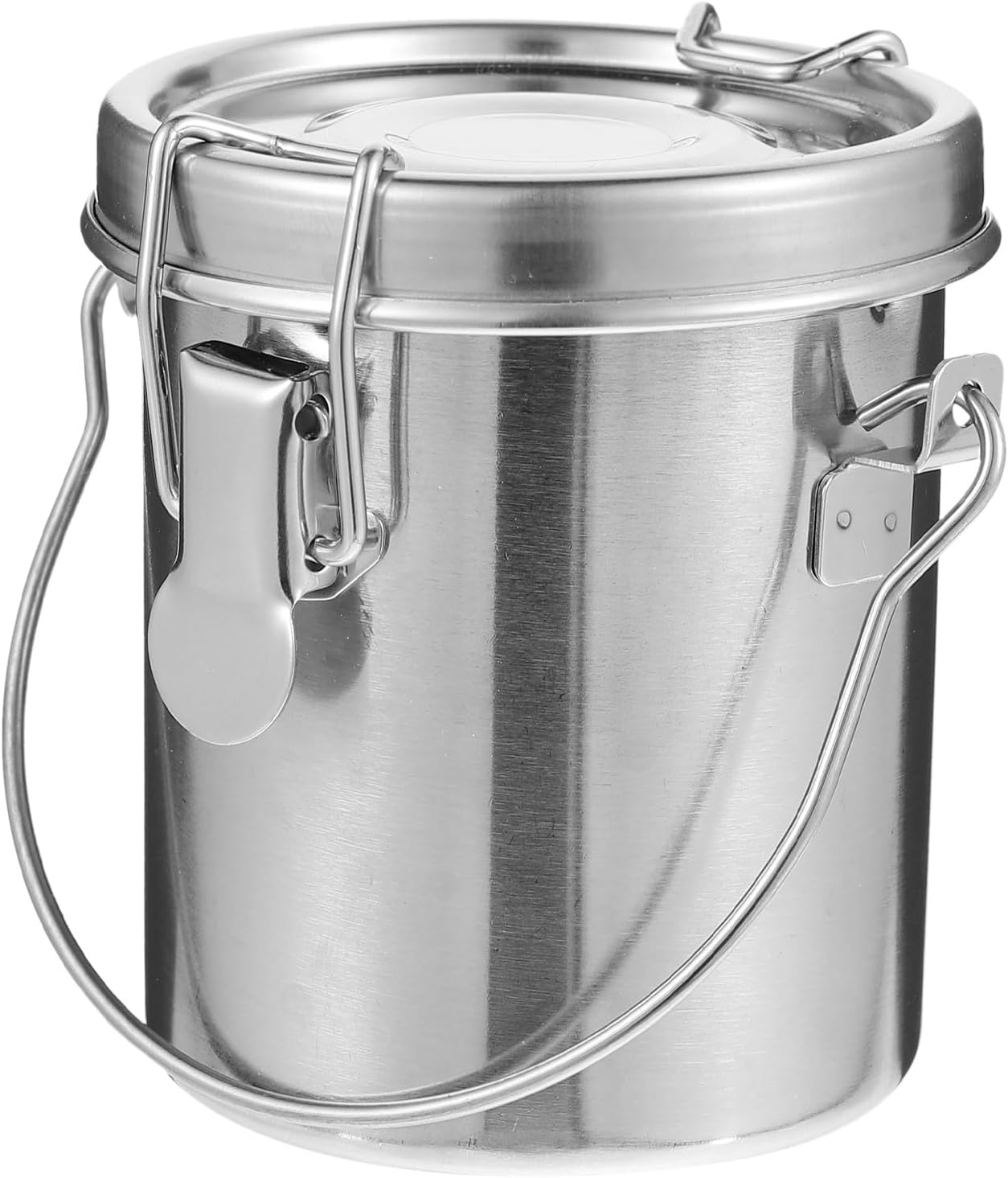 FOMIYES Stainless Steel Paint Brush Cleaner Artist Brush Container with Lid Small for Oil Painting Tools