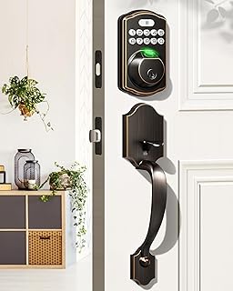 Veise Fingerprint Door Lock Set, Keyless...