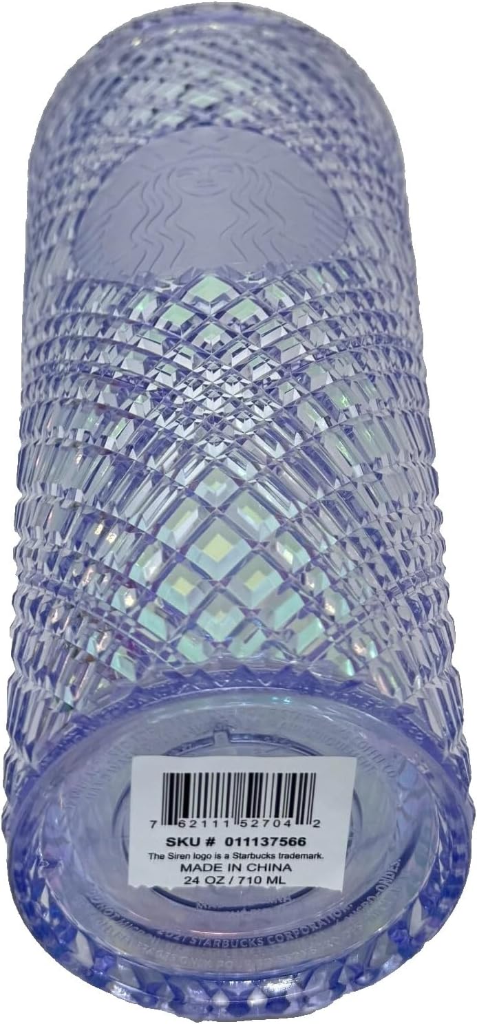 Starbucks 2022 Holiday Jewel Venti 24oz Tumbler with Straw (White)