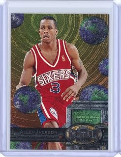 Vintage 1997 Metal Universe Allen Iverson #20 2nd Year Basketball Card