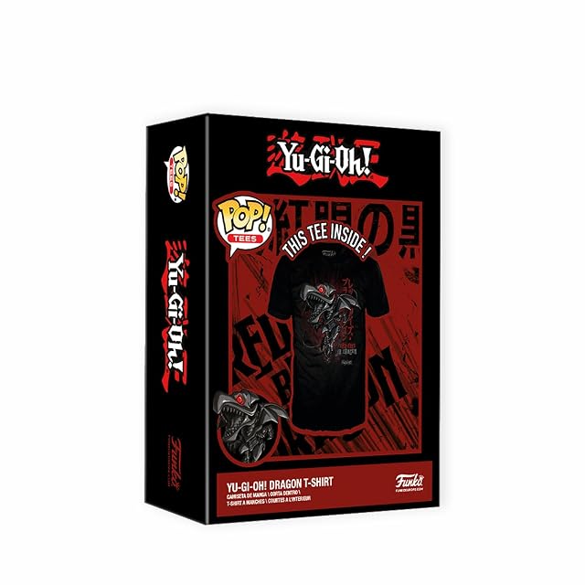 Foto 2 de 8 de Funko Boxed Tee: Yu-Gi-Oh!- Red Eyes Blue Dragon - Extra Large - XL - Camiseta, Franela - Ropa