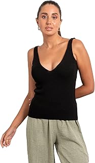 Mitcha Women V Neck Knit Top