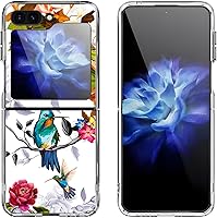 Vista 12 de Carcasa rígida para Samsung Galaxy Z Flip 5, funda protectora rígida a prueba de golpes para Samsung Galaxy Z Flip 5, diseño de mandala morado