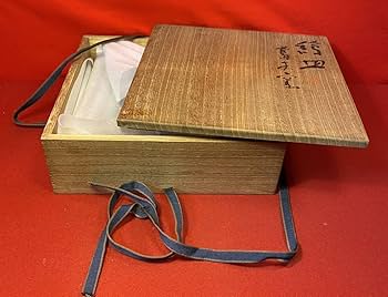 茶道具　神楽窯造　塩笥茶碗　清水公照絵付共箱　C　5373 清水公照｢絵付け茶碗『塩筍』｣ | 山田書店美術部オンラインストア