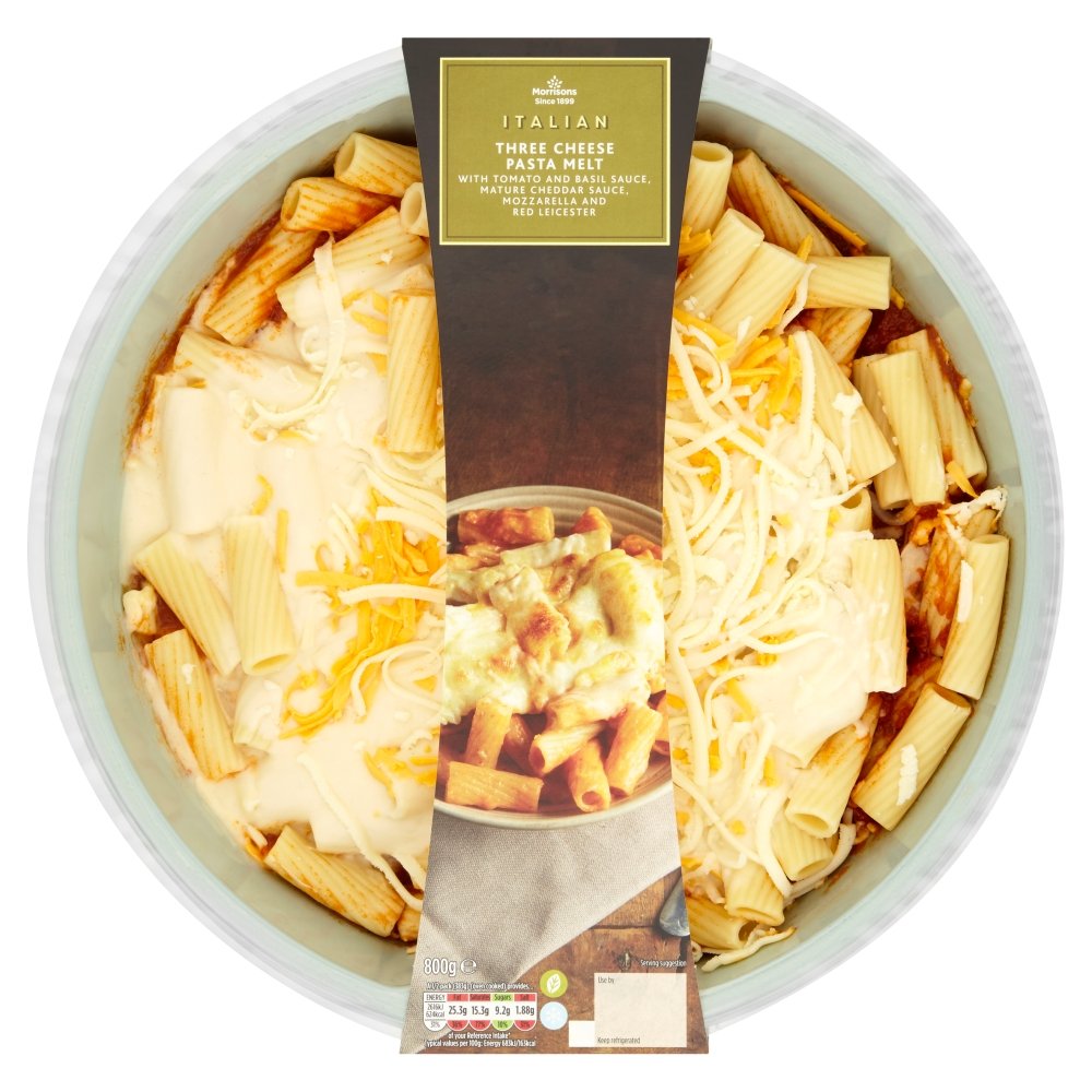 Morrisons Three Cheese Pasta Melt, 800g
