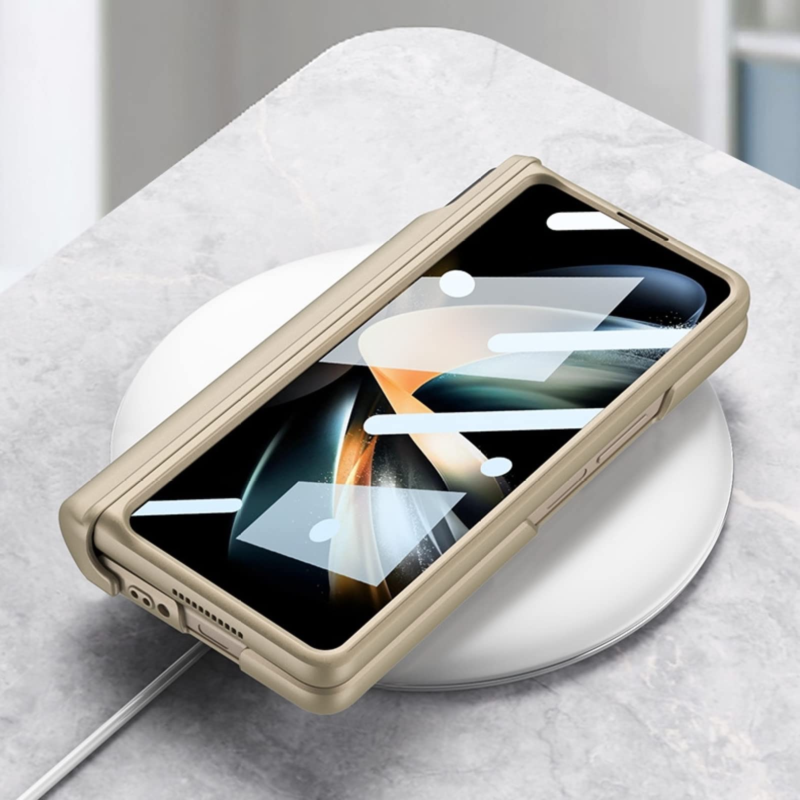 Amazon.co.jp: 適用Samsung Galaxy Z Fold 4に適した磁気ヒンジ付き 