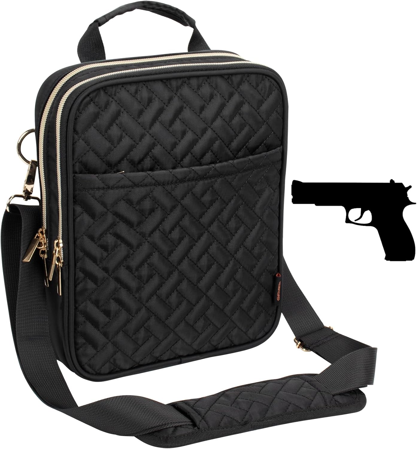 Gun Pouch Multipurpose Carry Pistol Holster Fanny Pack Waist Bag for Women, Waist Belt Pistol Holster Cross Body Gun Bag