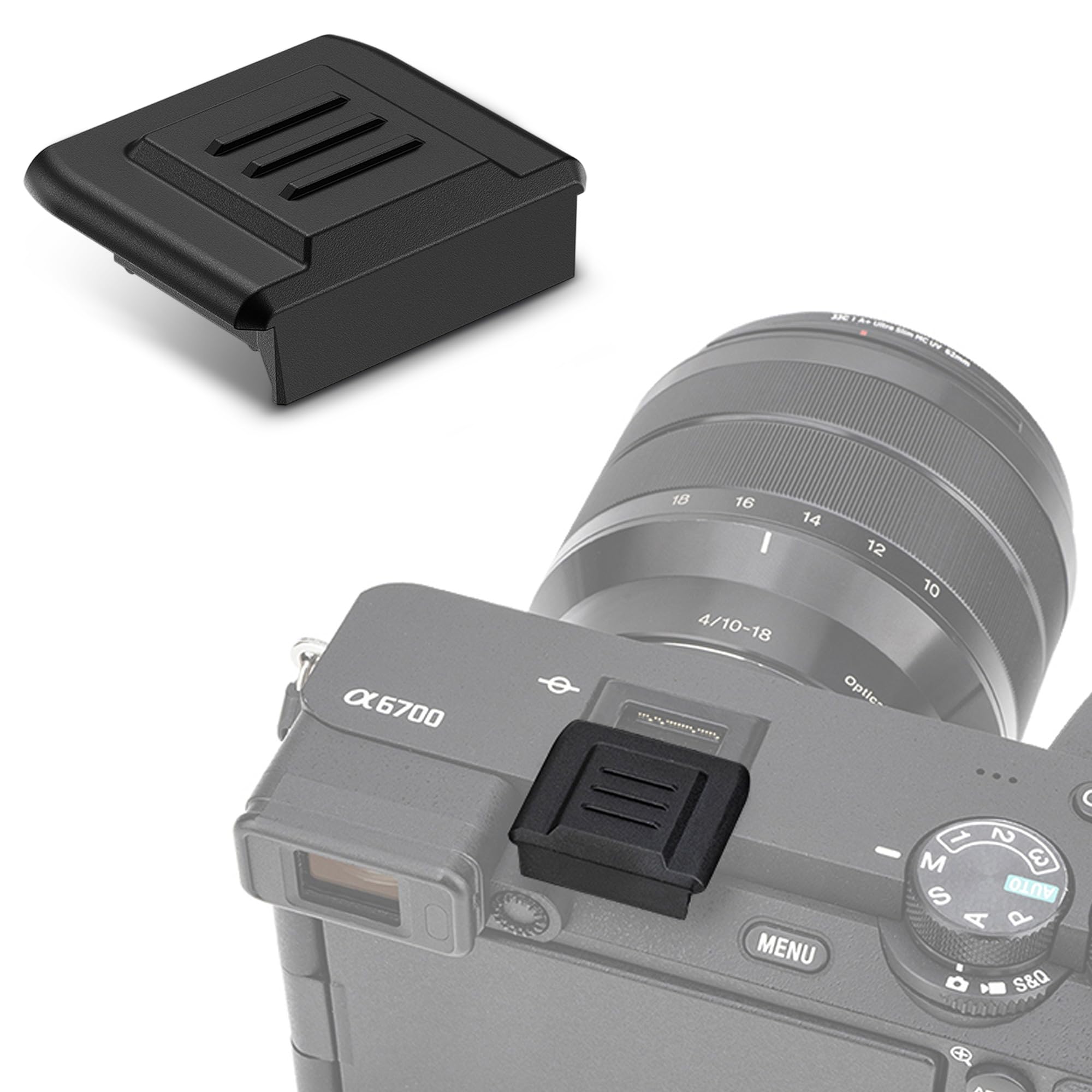 Multi Interface MI Hot Shoe Cover Protector Cap with Full Coverage Design for Sony Alpha A7CR A7C II A7CII RX1R III RX1RIII ZV-E1 ZV-1 II ZV-E10 II A9 III II A7SIII A7R V IV A7 IV III A1 II A6700 FX2-image-11