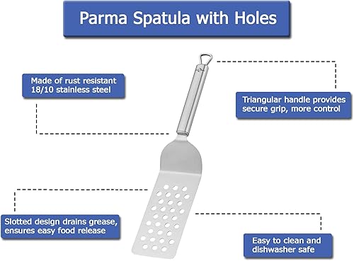 Miniatura 5 de Küchenprofi Parma Espátula  Turner, 13.5", Plata