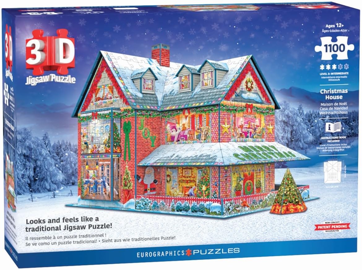 3D Puzzle - Christmas House