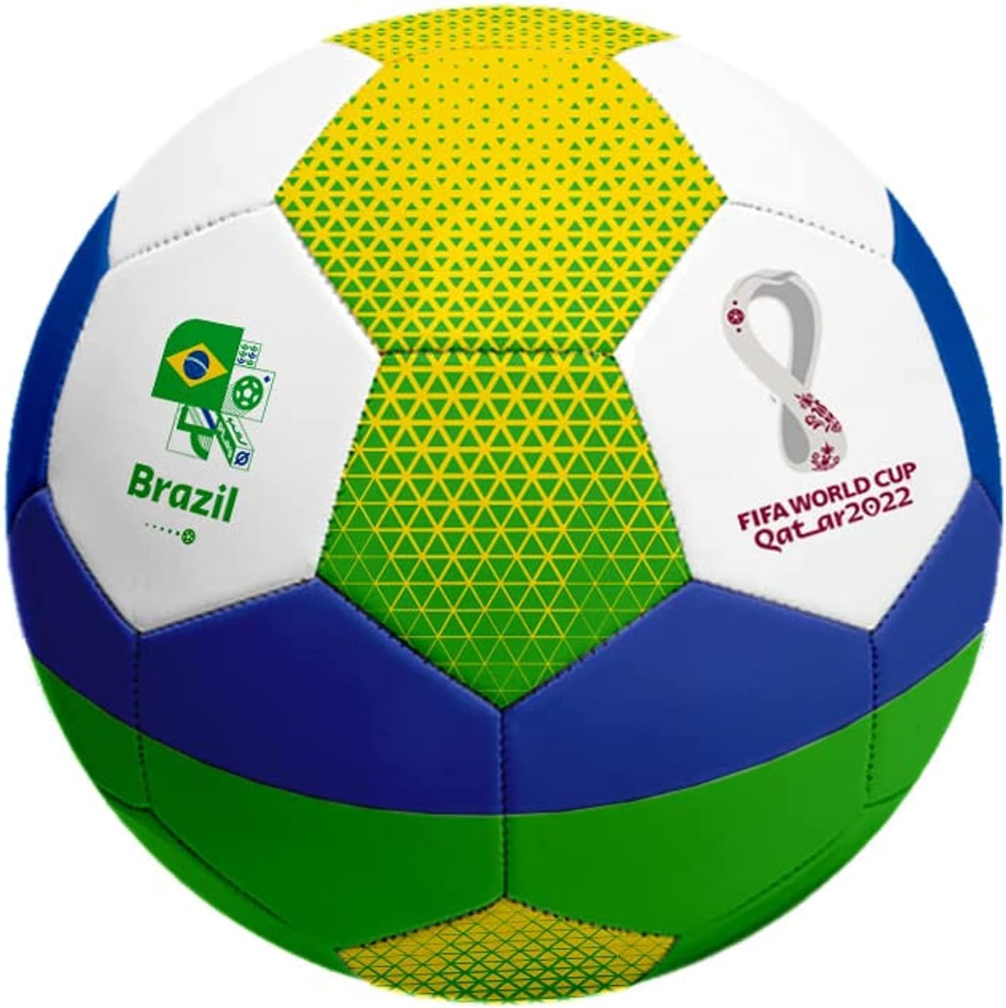โ World Cup Qatar 2022 Football Country Collection Size 5 BRAZIL, Multicolor, 1001625BXXS