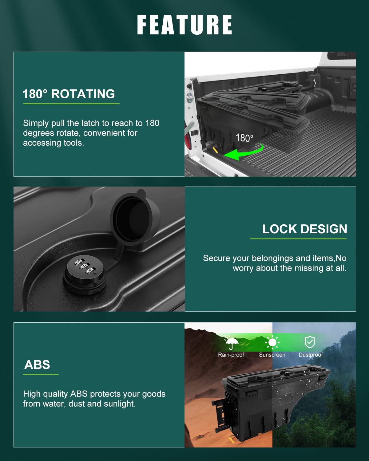 SCITOO Caja De Herraientas De Alacenaiento De Caa – Yaxa Guateala