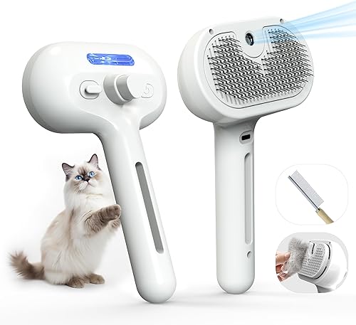 Deshedding Dog Brush & Pet Hair Remover Comb — close-up of materials and construction quality