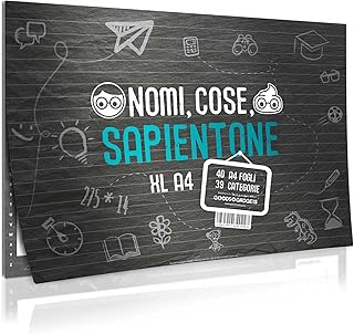 Nomi, cose, sapientone - Città Paese Sapere tutto il classico gioco nella nuova edizione XL con 39 categorie e tante regole speciali (Italiano DIN-A4)