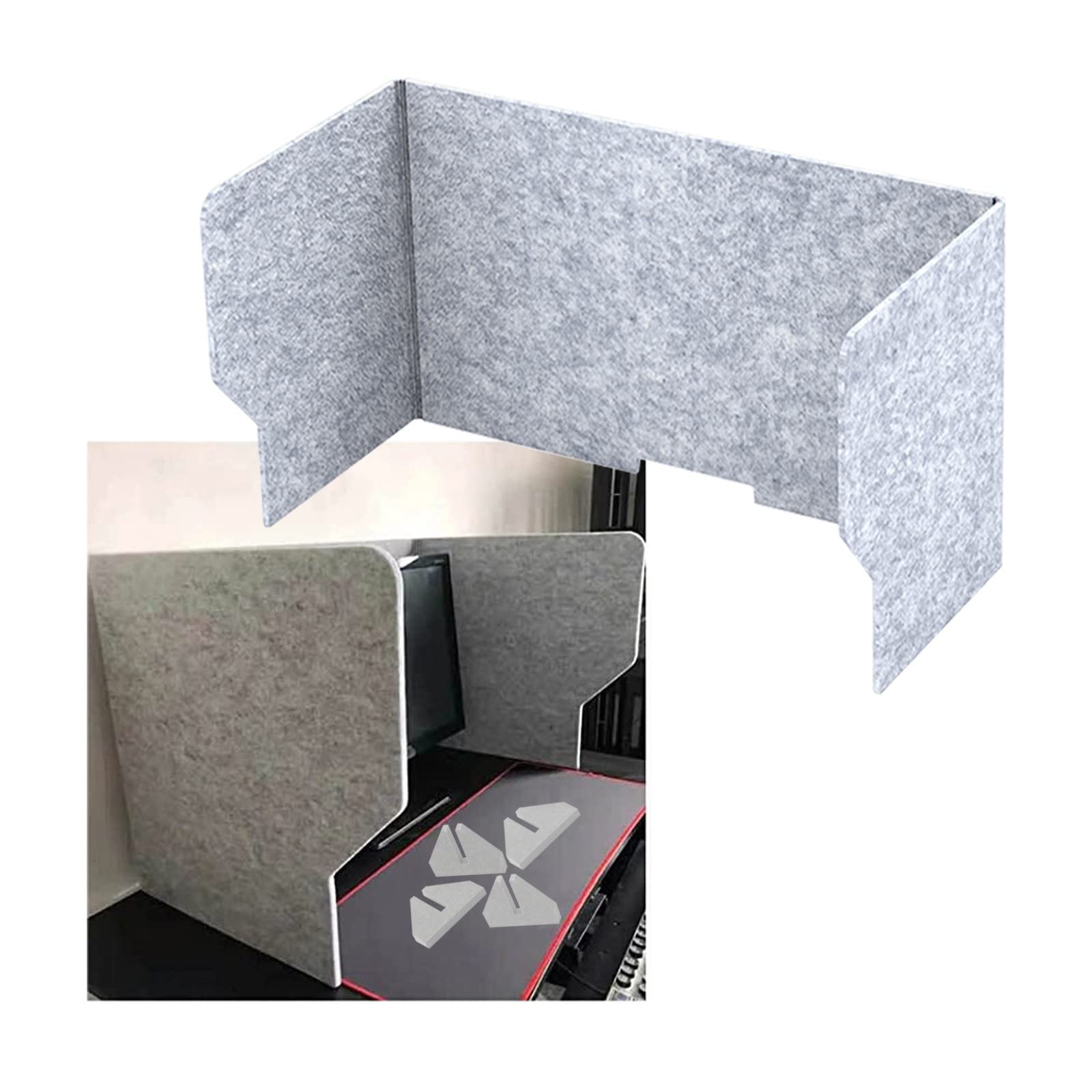 Panneau d'intimité acoustique bureau séparateur insonorisant portable