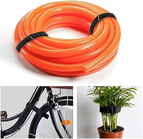 Miniatura 7 de WSZJINB Correas de cable ajustables de 16 pies con hebillas, longitud de corte libre, bridas de sujeción reutilizables negras, correa de seguridad