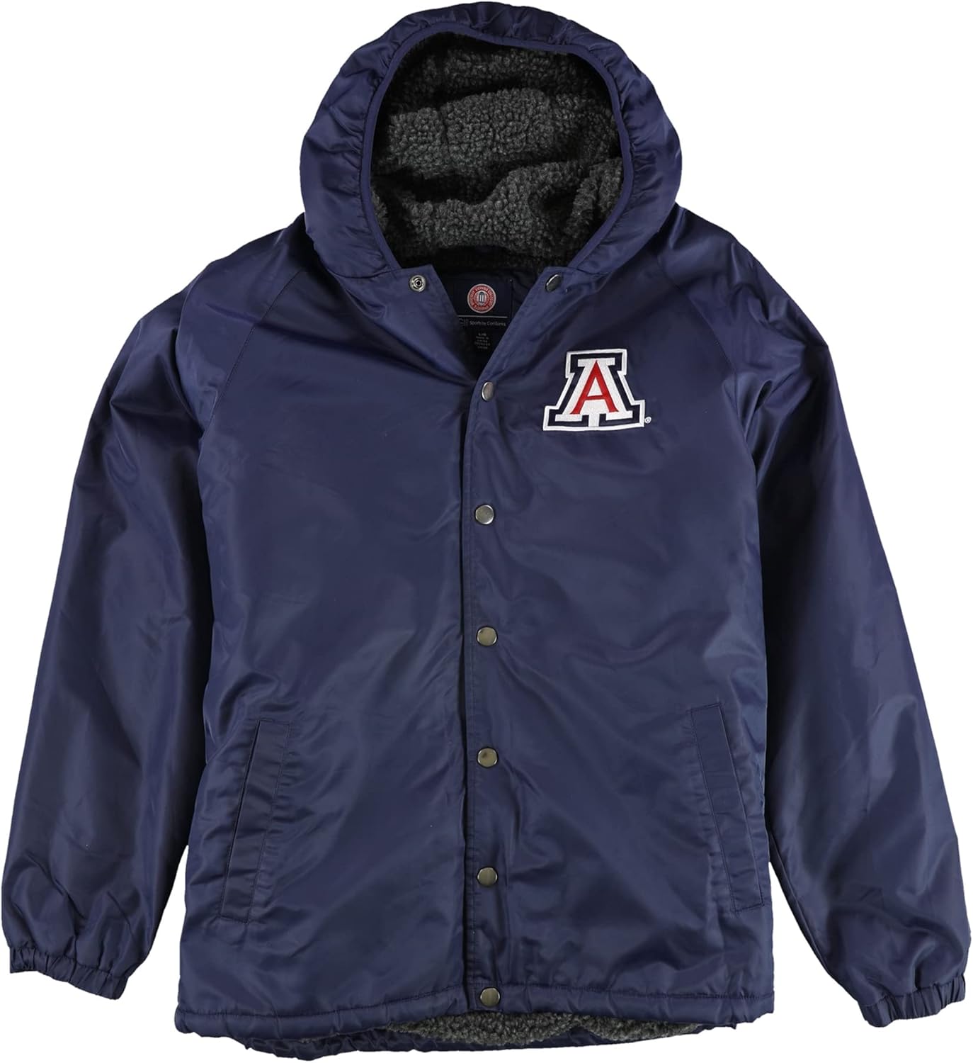 G-III Sports Mens University Of Arizona Jacket, Blue, Large