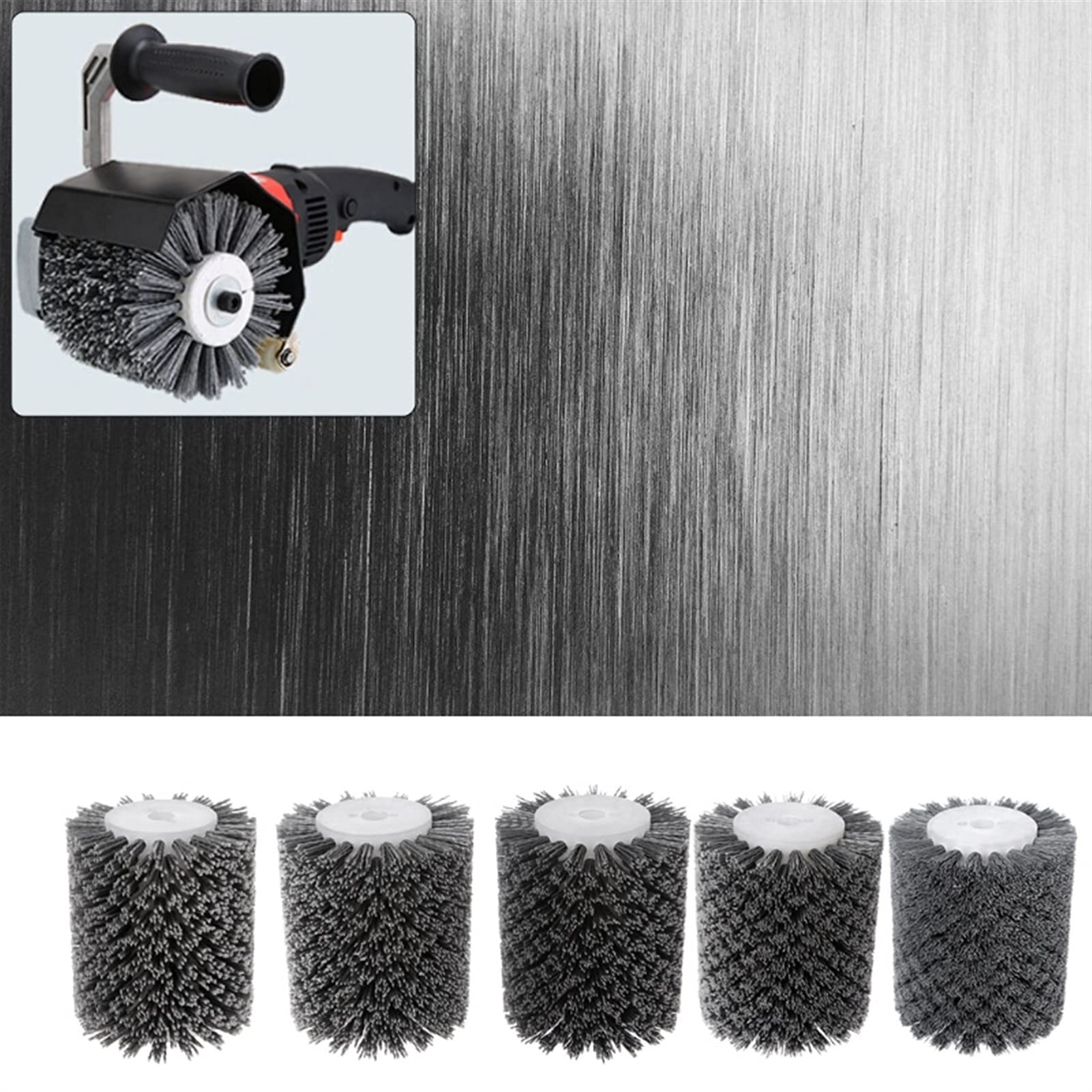 Szczotka tarczowa Drut nylonowy Szczotka tarczowa 13 mm Gratowanie Drut ścierny Okrągła główka szczotki Polerowanie Szlifowanie Tarcza polerska Narzędzie do polerowania(240)