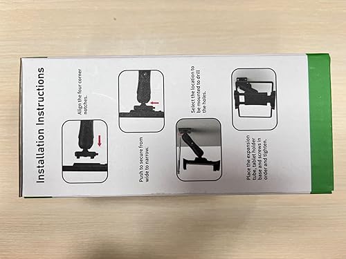 Miniatura 12 de OHLPRO Soporte de tableta para camión Base de taladro resistente Soporte para tablet para tablero de automóvil, soporte para iPad Pro Samsung