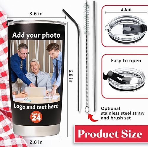 Miniatura 6 de Vaso personalizado con Mama Bear  Taza de café de viaje personalizada de 20 onzas con tapa, regalos de cumpleaños personalizados para mamá, el mejor