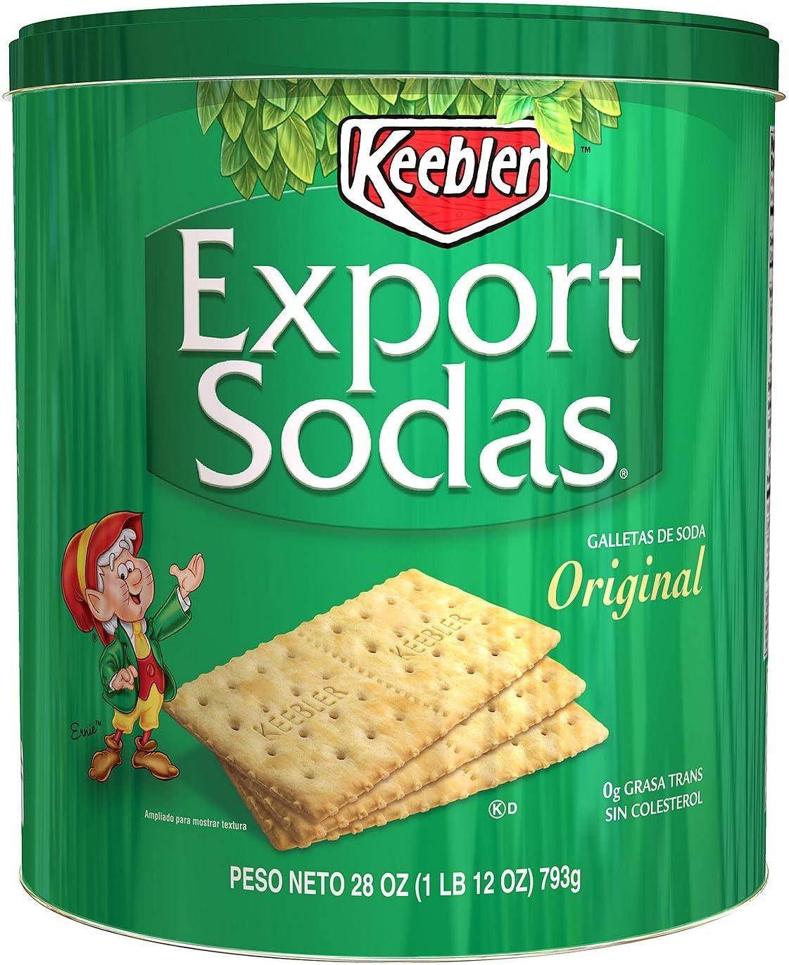 Keebler Export Sodas Crackers, 28 Oz 12 Pack