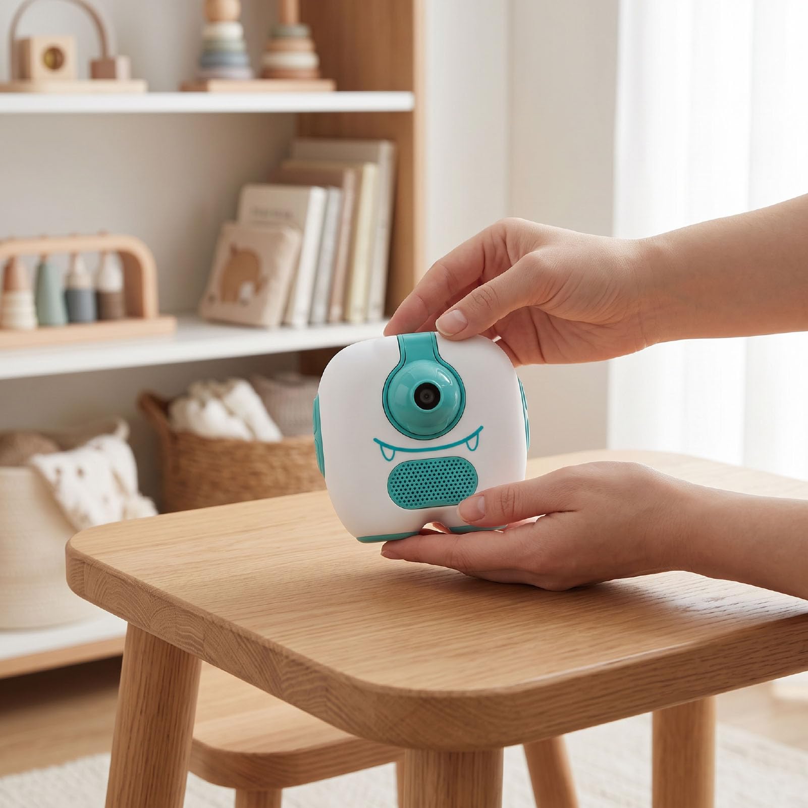 Compagno Robot Intelligente AI con Chat Vocale Emotiva (GREEN)