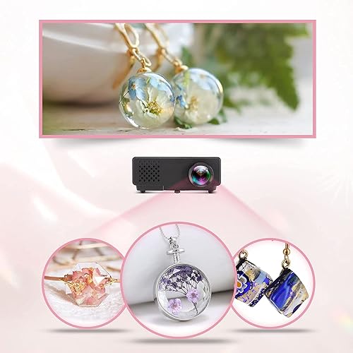 Miniatura 6 de Kit de resina UV de 17.64 oz - Resina epoxi de curado rápido UV transparente a granel con alfombrilla para fabricación de joyas artesanales