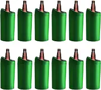 Porta Garrafa Térmico Camisinha Para Cerveja 600ml Kit 12pçs (VERDE BANDEIRA)